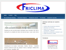 Tablet Screenshot of friclima.org
